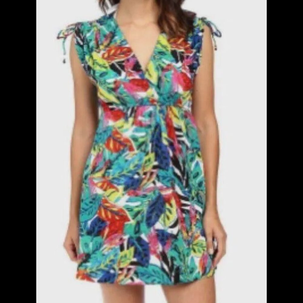 Ralph‎ Lauren Tropical Print Cotton Dress/Cover up